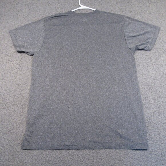 Batman Men's T-Shirt Medium Gray Retro Logo Short Sleeve Tee Graphic Casual - Picture 4 of 6